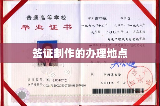 任城签证制作的办理地点