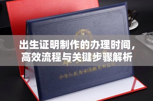 任城出生证明制作的办理时间，高效流程与关键步骤解析