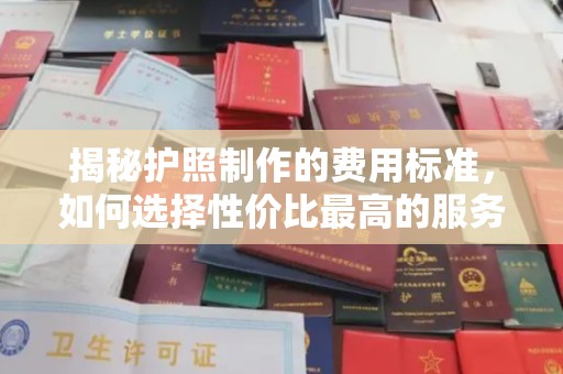 任城揭秘护照制作的费用标准，如何选择性价比最高的服务