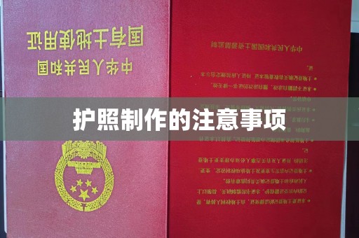 任城护照制作的注意事项