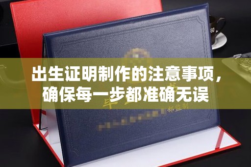 任城出生证明制作的注意事项，确保每一步都准确无误